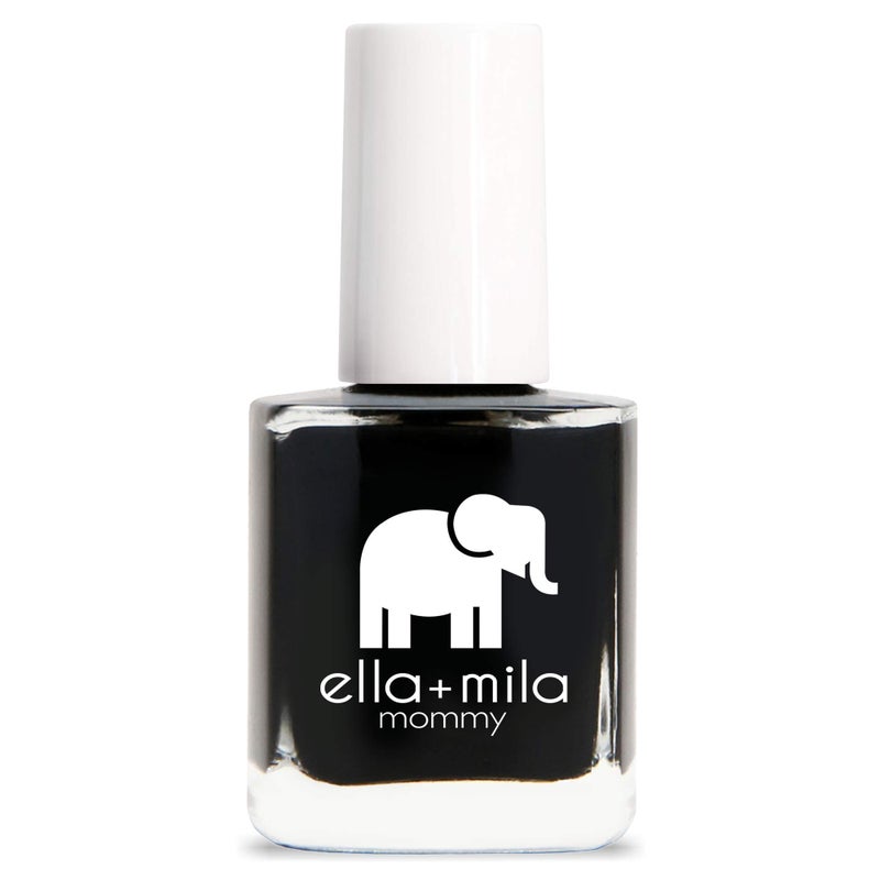 ella mila ella+mila Professional, Quick Dry, Long-Lasting & Chip-Resistant Black Nail Polishes (Lights Out - 0.45 fl oz) - Image 2